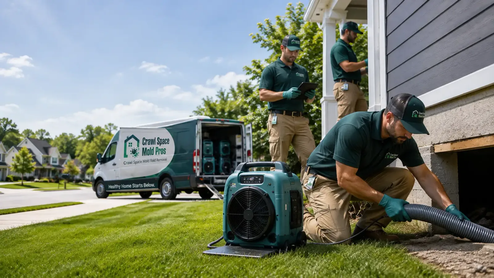 Crawl Space Mold Removal in Jefferson, TX